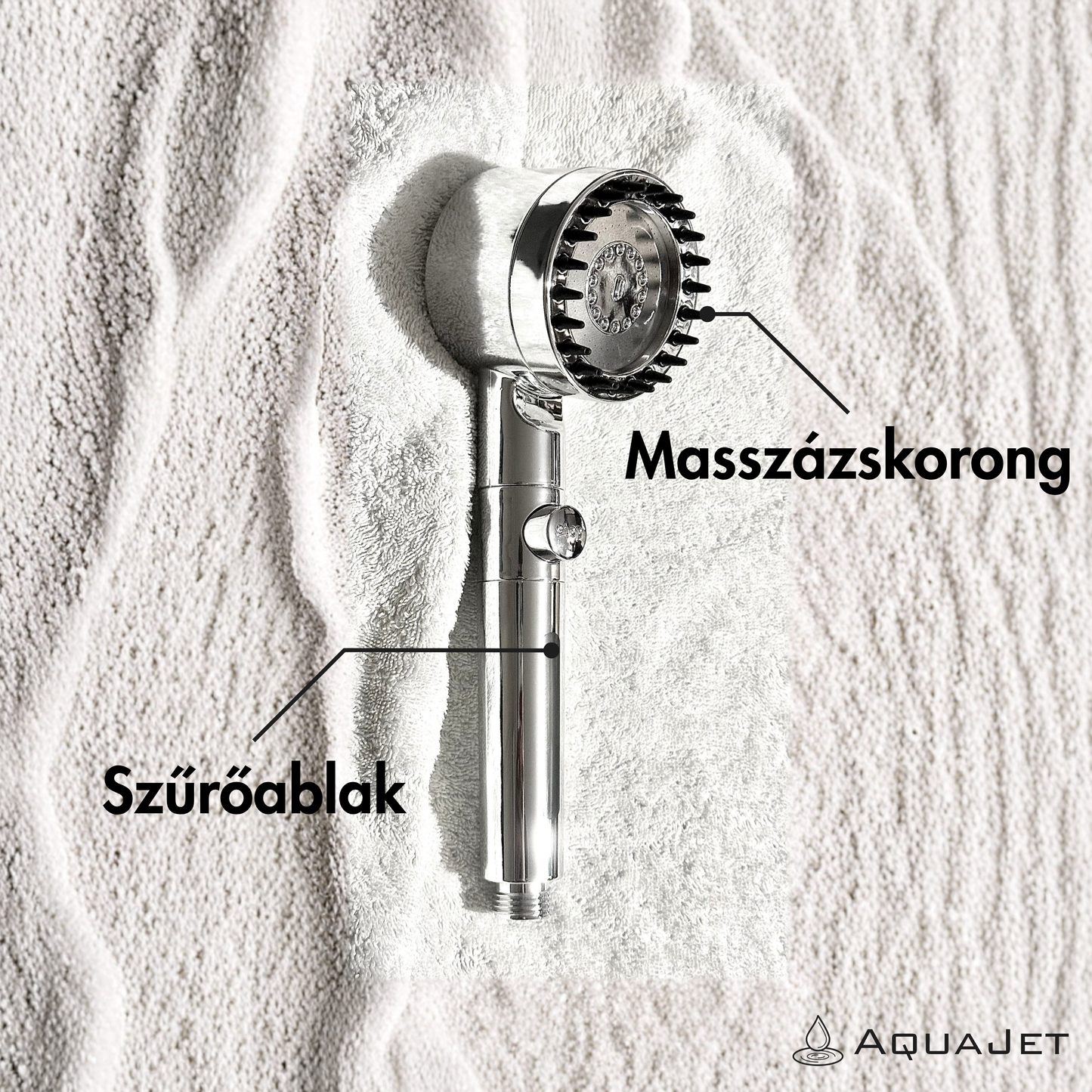 AquaJet Multifunkciós zuhanyfej 2.0