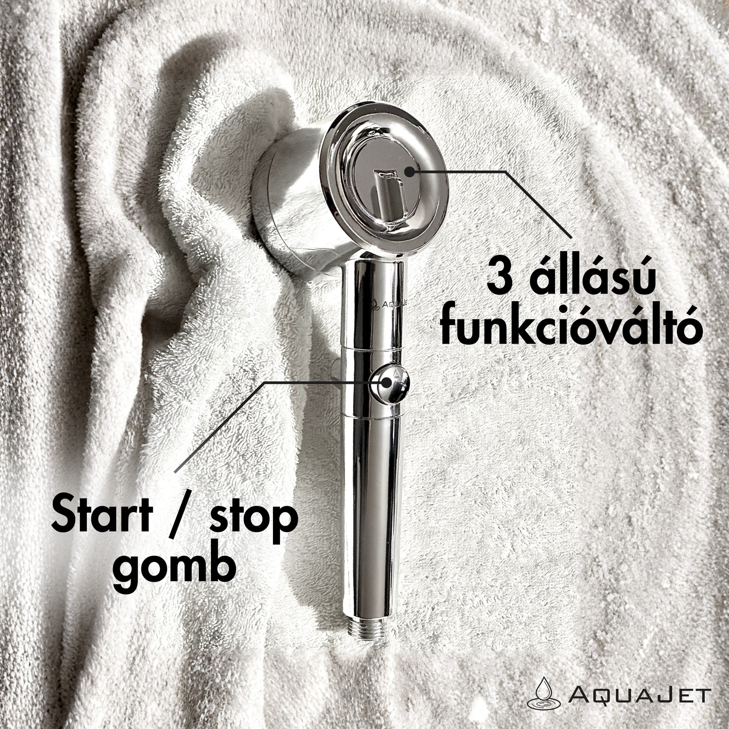 AquaJet Multifunkciós zuhanyfej 2.0